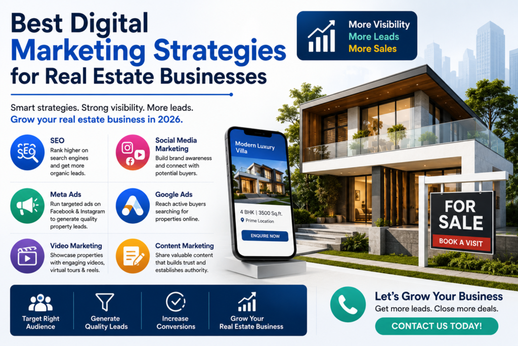 Best Digital Marketing Strategies for Real Estate Businesses in 2026